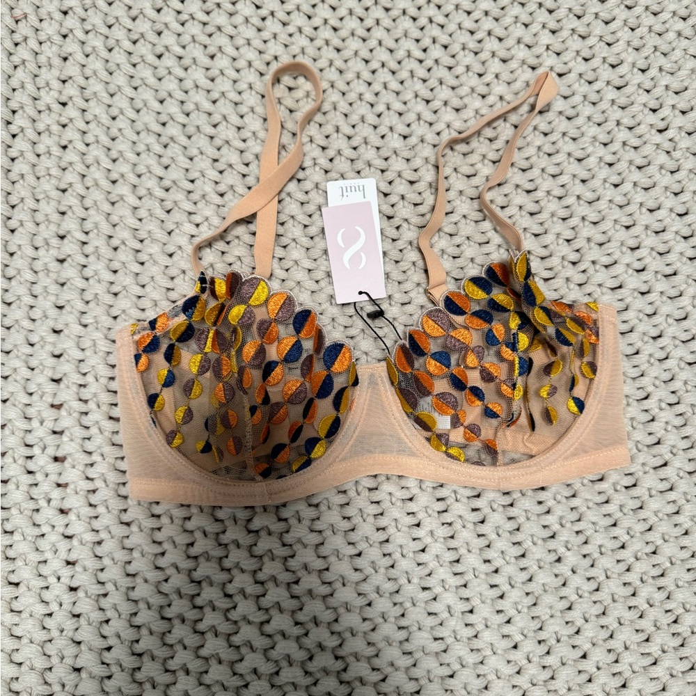 huit Deco Dots Underwire Balconette Bra